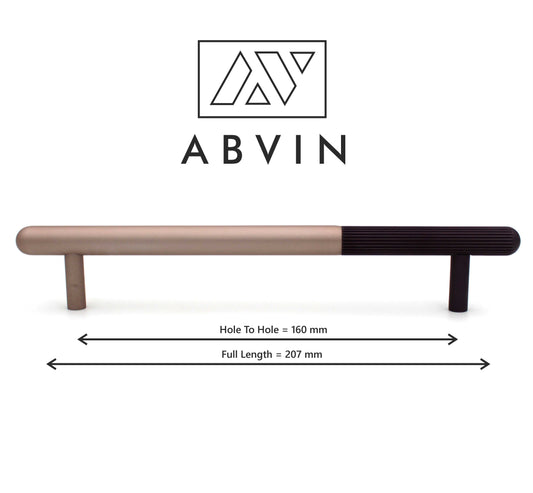 ABVIN handle with dimensions on a white background