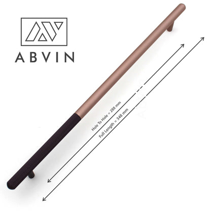 ABVIN handle with dimensions on a white background