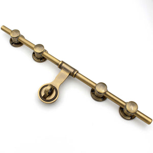 Main Door 18 inch Brass Aldrop  – 100% Handmade Solid Brass Latch, Brass Sliding Door Bolt