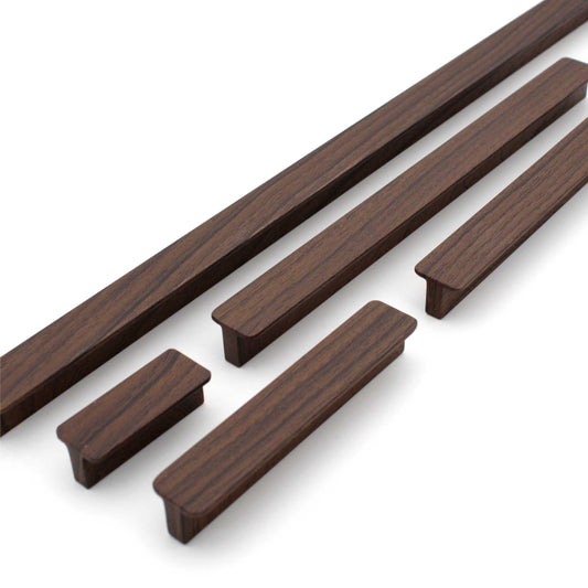 Modern Dark Wood Cabinet Handle – Drawer & Dresser Pull