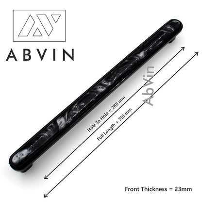Modern Black Marble Handles Pulls Cabinet Drawer Dresser Furniture Knob Handle Appliance Pulls - 1 pcs