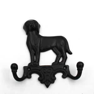 ABVIN Iron Dog Key Stand Bathroom Cloth Hooks Hanger Door Wall Robe Hooks Rail for Hanging Keys, Clothes, Towel