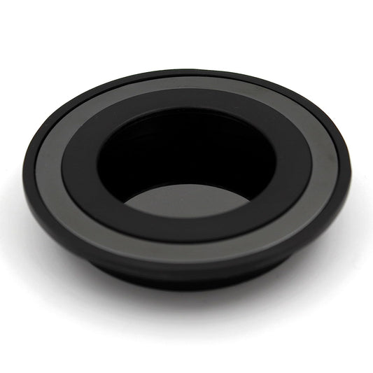 ABVIN Round Black Concealed Sliding Door Handle and Drawer Handles, Door Handle and Concealed Door Pull Handle, Handles for Sliding wardrobes (1 Pcs)