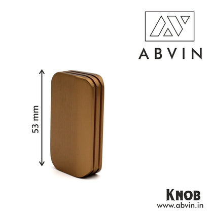 ABVIN Brush Gold Finish Door Handle and Drawer Handles, Door Handle and  Door Pull Handle, Handles for wardrobes (1 Pcs)