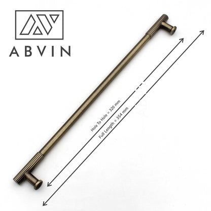 Solid Brass Finish Cabinet Pull Handle – Antique Finish | Modern Bar Handle for Kitchen, Drawer & Wardrobe (1 Pc)