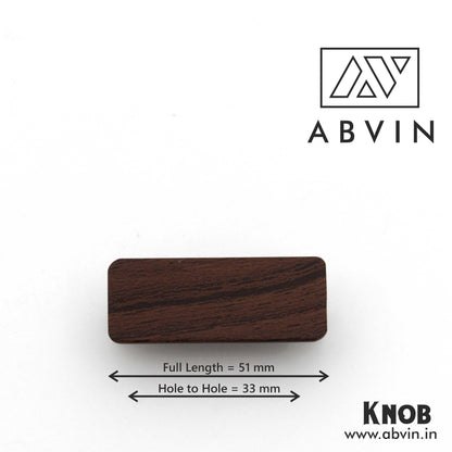 Modern Dark Wood Cabinet Handle – Drawer & Dresser Pull