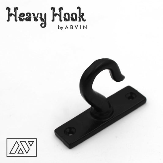 ABVIN Iron Q Key Stand Bathroom Cloth Hooks Hanger Door Wall Robe Hooks Rail for Hanging Keys, Clothes, Towel