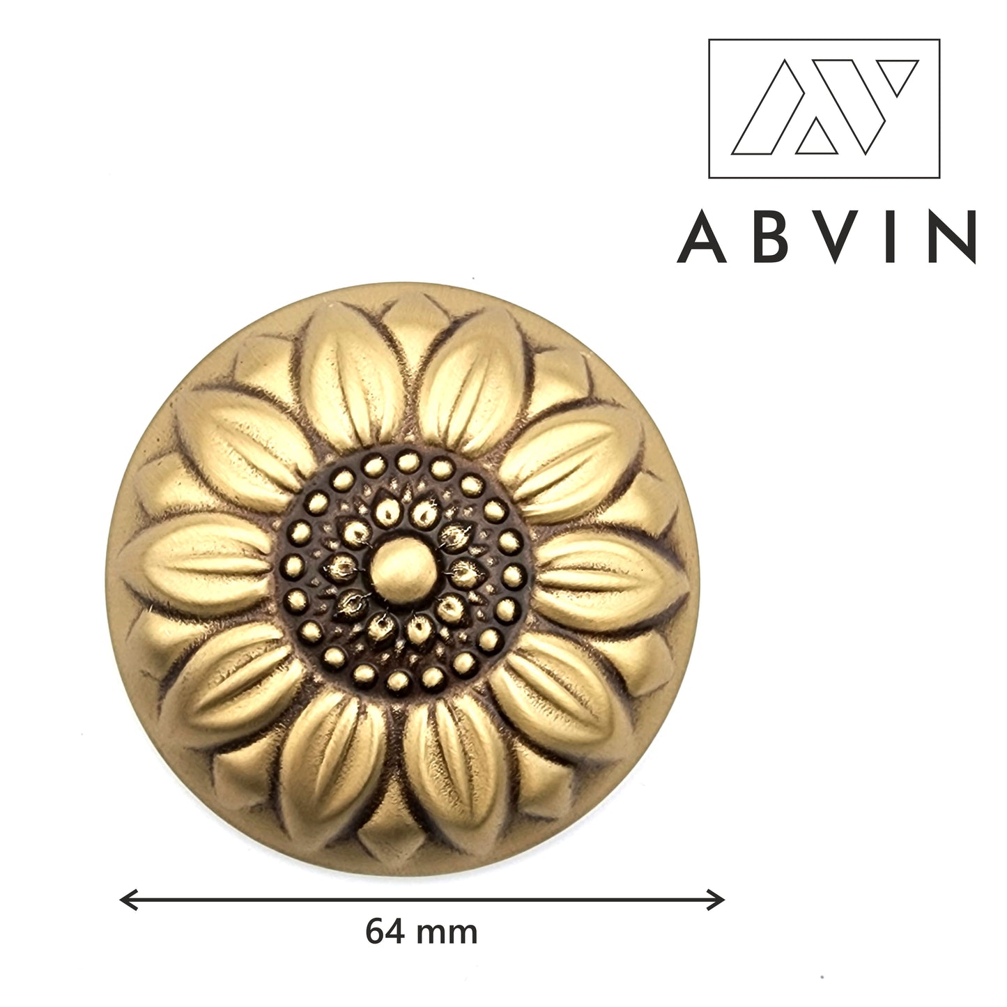 Flower Brass Dome Main Door  – 100% Handmade Solid Brass