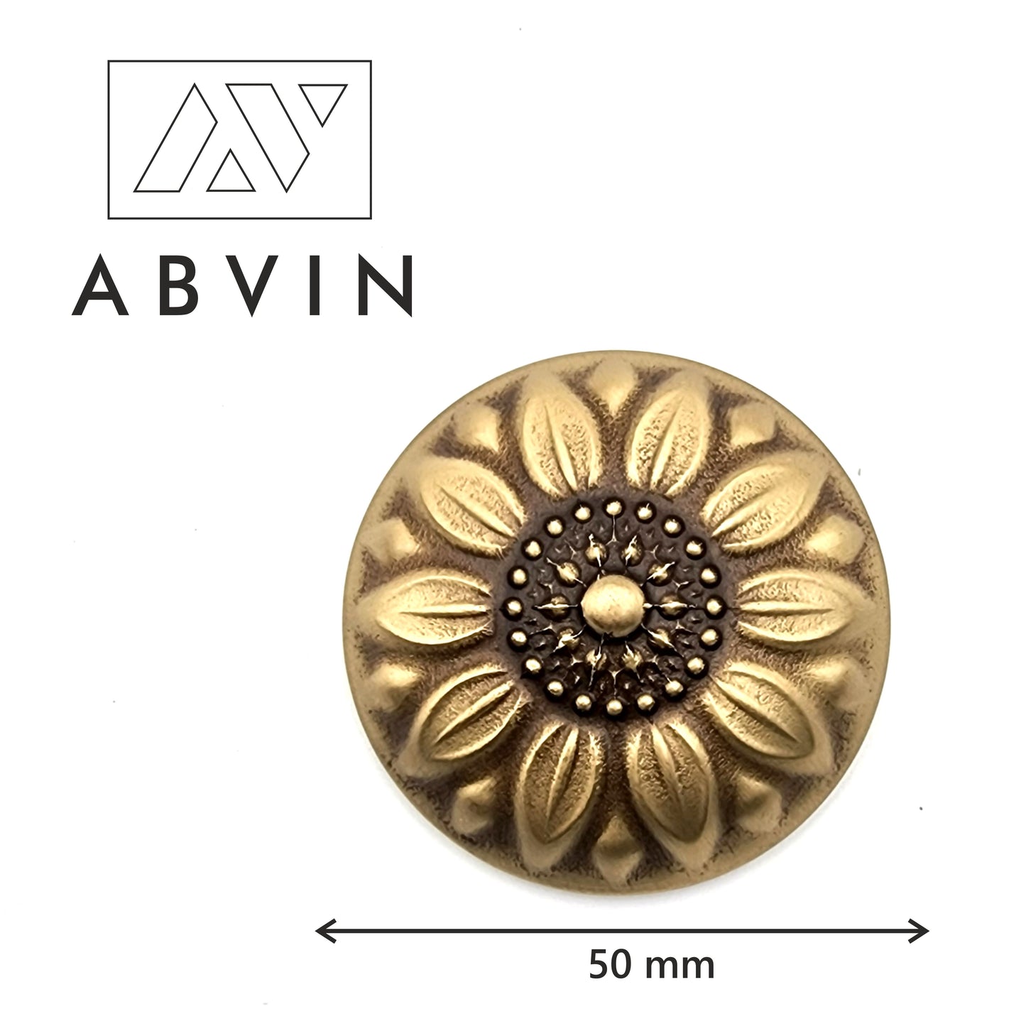 Flower Brass Dome Main Door  – 100% Handmade Solid Brass