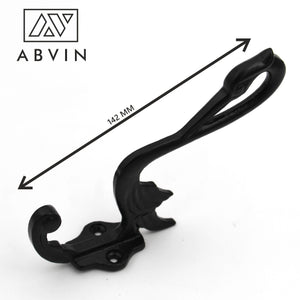 ABVIN Swan Vintage Key Stand Bathroom Cloth Hooks Hanger Door Wall Robe Hooks Rail for Hanging Keys, Clothes, Towel