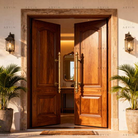 AV-EXP-005 24 inch Pure Brass Vintage Antique Door Handle for Main Door Handles, Pulls for Front Door - 1 pcs