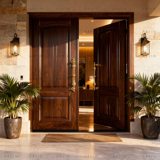 AV-EXP-008 24 inch Pure Brass Vintage Antique Door Handle for Main Door Handles, Pulls for Front Door - 1 pcs