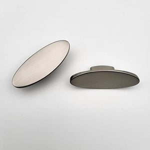 ABVIN Matt Oval Knobs Unique Cabinet Pulls, Beautiful Drawer Knobs, Decorative Knobs, Dresser Knobs, Drawer Pulls, Knobs and Pulls - (Pack of 2)