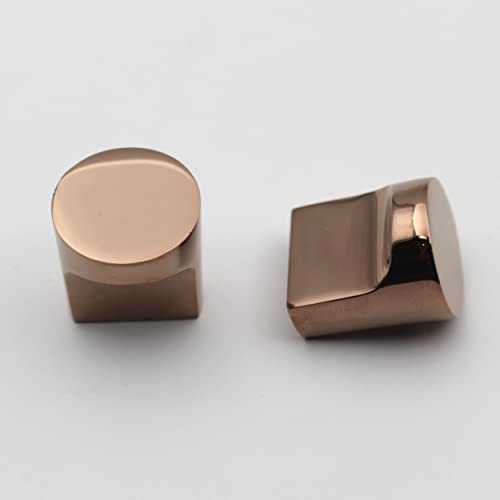 PVD Round Pink Rosegold Knobs Unique Cabinet Pulls, Beautiful Drawer Knobs, Decorative Knobs, Dresser Knobs, Drawer Pulls, Knobs and Pulls - 1 pcs