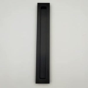 Matt Black Concealed Sliding Door Handle and Concealed Door Pull Handle, for All Type Wardrobe & Cupboard Door, Also Fits All Type Drawer. ( 1 Pcs )