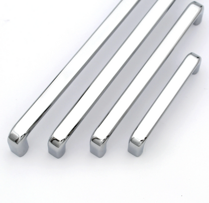 Chrome Round Cabinet Hardware, Furniture Pulls for Doors, Cabinets, Cupboards & Drawers -1 Piece