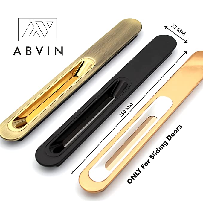 Slim Concealed Sliding Door Handle and Concealed Door  ( 1 Pcs )