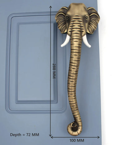 Elephant Antique Door Handle for Main Door Handles, Pulls for Front Door - 1 pcs
