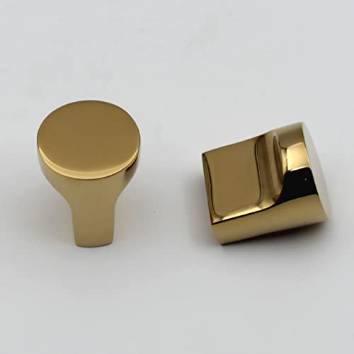 PVD Round Golden Knobs Unique Cabinet Pulls, Beautiful Drawer Knobs, Decorative Knobs, Dresser Knobs, Drawer Pulls, Knobs and Pulls - 1 pcs