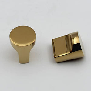 PVD Round Golden Knobs Unique Cabinet Pulls, Beautiful Drawer Knobs, Decorative Knobs, Dresser Knobs, Drawer Pulls, Knobs and Pulls - 1 pcs