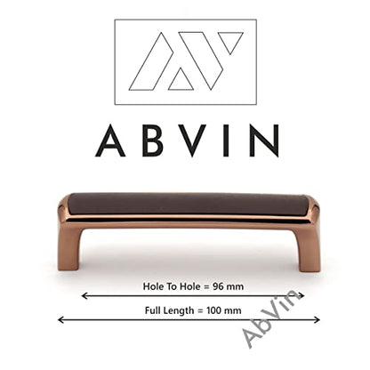 Texture Rosegold Square Cabinet Handles for Cabinet Hardware, Furniture Pulls for Doors, Cabinets, Cupboards & Drawers - Cocacola Finish - 1 pcs