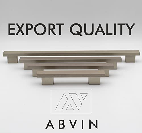 ABVIN Premium Rectangular SS Matt Bar Handles, Modern Gold Cabinet Hardware, Furniture Pulls for Doors, Cabinets, Cupboards & Drawers ( 1 pcs )