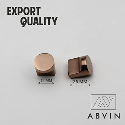 PVD Round Pink Rosegold Knobs Unique Cabinet Pulls, Beautiful Drawer Knobs, Decorative Knobs, Dresser Knobs, Drawer Pulls, Knobs and Pulls - 1 pcs