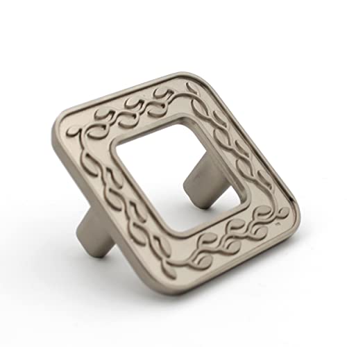 ABVIN Square Drawer Knobs Unique Cabinet Pulls, Beautiful Drawer Knobs, Decorative Knobs, Dresser Knobs, Drawer Pulls, Knobs and Pulls - 1 Pcs (4 Design)