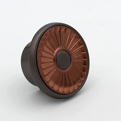 Grey Gold Round Knobs Unique Cabinet Pulls, Beautiful Drawer Knobs, Decorative Knobs, Dresser Knobs, Drawer Pulls, Knobs and Pulls ABVIN0011 - 1 pcs