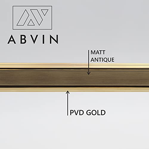 Premium Solid PVD Gold Antique Bar Handles, Modern Gold Cabinet Hardware, Furniture Pulls for Doors, Cabinets, Cupboards & Drawers - 1 piece
