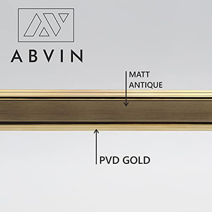 Premium Solid PVD Gold Antique Bar Handles, Modern Gold Cabinet Hardware, Furniture Pulls for Doors, Cabinets, Cupboards & Drawers - 1 piece