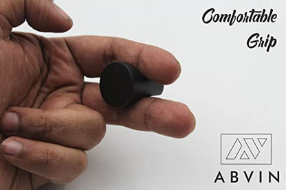 Round Black Knobs Unique Cabinet Pulls, Beautiful Drawer Knobs, Decorative Knobs, Dresser Knobs, Drawer Pulls, Knobs and Pulls - 1 pcs