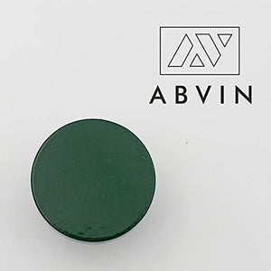 Solid Brass Round Green Knobs for Kitchen Drawer Cabinet Wardrobe knob - Green - 30mm - 1 Pcs