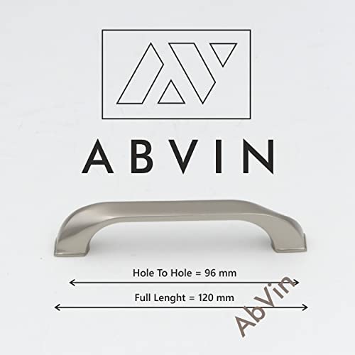 ABVIN Premium Curve SS Sartin Bar Handles, Modern Gold Cabinet Hardware, Furniture Pulls for Doors, Cabinets, Cupboards & Drawers ( 1 pcs )