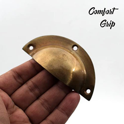 ABVIN Cup Pulls Vintage Unique Cabinet Beautiful Drawer Decorative Dresser Knobs Pulls - Antique Finish - 1 Pcs