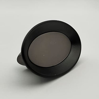 Oval Shape knob - Unique Cabinet Pulls, Beautiful Drawer Knobs, Decorative Knobs, Dresser Knobs, Drawer Pulls, Knobs and Pulls - Black Grey Finish - 1 pcs