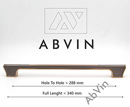 Grey Gold Cabinet Handles for Cabinet Hardware, Furniture Pulls for Doors, Cabinets, Cupboards & Drawers - Grey Gold Finish - 1 pcs