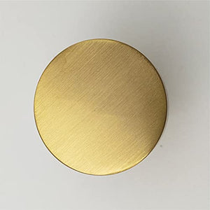 ABVIN Solid Brass Round Knobs Unique Cabinet Pulls Beautiful Drawer Knobs Decorative Knobs Dresser Knobs Drawer Pulls Knobs and Pulls - 1 Pcs