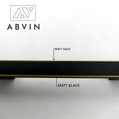 Black Gold Cabinet Handles for Cabinet Hardware, Furniture Pulls for Doors, Cabinets, Cupboards & Drawers - Black Gold Matt Finish - 1 pcs