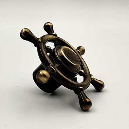 Ship Wheel Shape Knobs for Drawers - Antique Finish - 1 PCS
