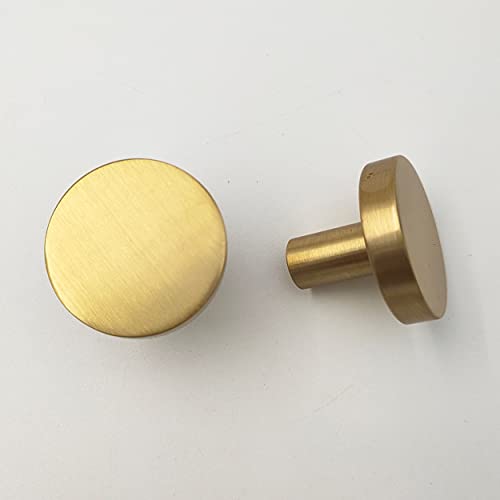 ABVIN Solid Brass Round Knobs Unique Cabinet Pulls Beautiful Drawer Knobs Decorative Knobs Dresser Knobs Drawer Pulls Knobs and Pulls - 1 Pcs