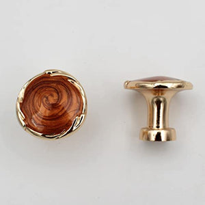 ABVIN Ceramic Brown Gold Cabinet Pulls, Beautiful Drawer Knobs, Decorative Knobs, Dresser Knobs, Drawer Pulls, Knobs and Pulls