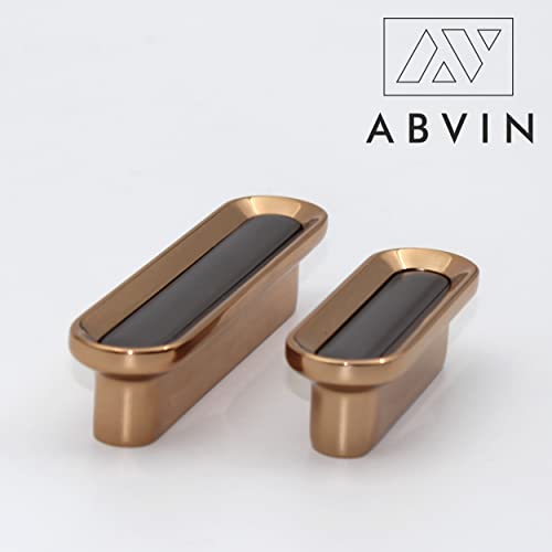 ABVIN Grey Golden Drawer Knobs Unique Cabinet Pulls, Beautiful Drawer Knobs, Decorative Knobs, Dresser Knobs, Drawer Pulls, Knobs and Pulls ABVIN009 - 1 Pcs