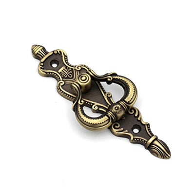 ABVIN Long Drop Pulls Vintage Unique Cabinet Beautiful Drawer Decorative Dresser Knobs Pulls - Antique Finish - 1 Pcs