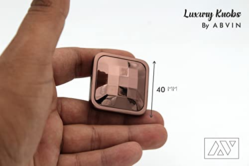 Premium Copper Square Knobs Unique Cabinet Pulls, Beautiful Drawer Knobs, Decorative Knobs, Dresser Knobs, Drawer Pulls, Knobs and Pulls - 1 pcs
