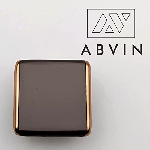 Grey Gold Square Knobs Unique Cabinet Pulls Beautiful Drawer Knobs, Decorative Knobs, Dresser Knobs, Drawer Pulls, Knobs and Pulls - 1 pcs