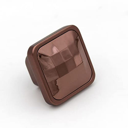 Premium Copper Square Knobs Unique Cabinet Pulls, Beautiful Drawer Knobs, Decorative Knobs, Dresser Knobs, Drawer Pulls, Knobs and Pulls - 1 pcs