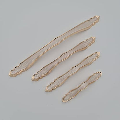 Premium Ceramic Gold Bar Handles, Modern Gold Cabinet Hardware, Furniture Pulls for Doors, Cabinets, Cupboards & Drawers ( 1 pcs )