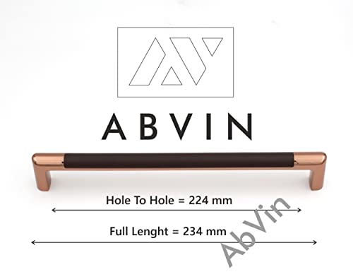 Texture Rosegold Cabinet Handles for Cabinet Hardware, Furniture Pulls for Doors, Cabinets, Cupboards & Drawers - Cocacola Finish - 1 pcs