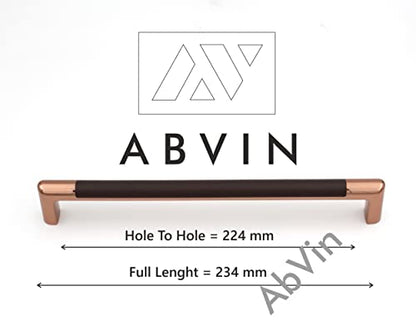 Texture Rosegold Cabinet Handles for Cabinet Hardware, Furniture Pulls for Doors, Cabinets, Cupboards & Drawers - Cocacola Finish - 1 pcs